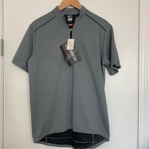 MEC mens s/s grey cycling shirt size Large